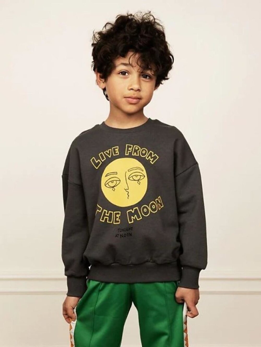 MINI RODINI | Moon Sweatshirt (size 3T)